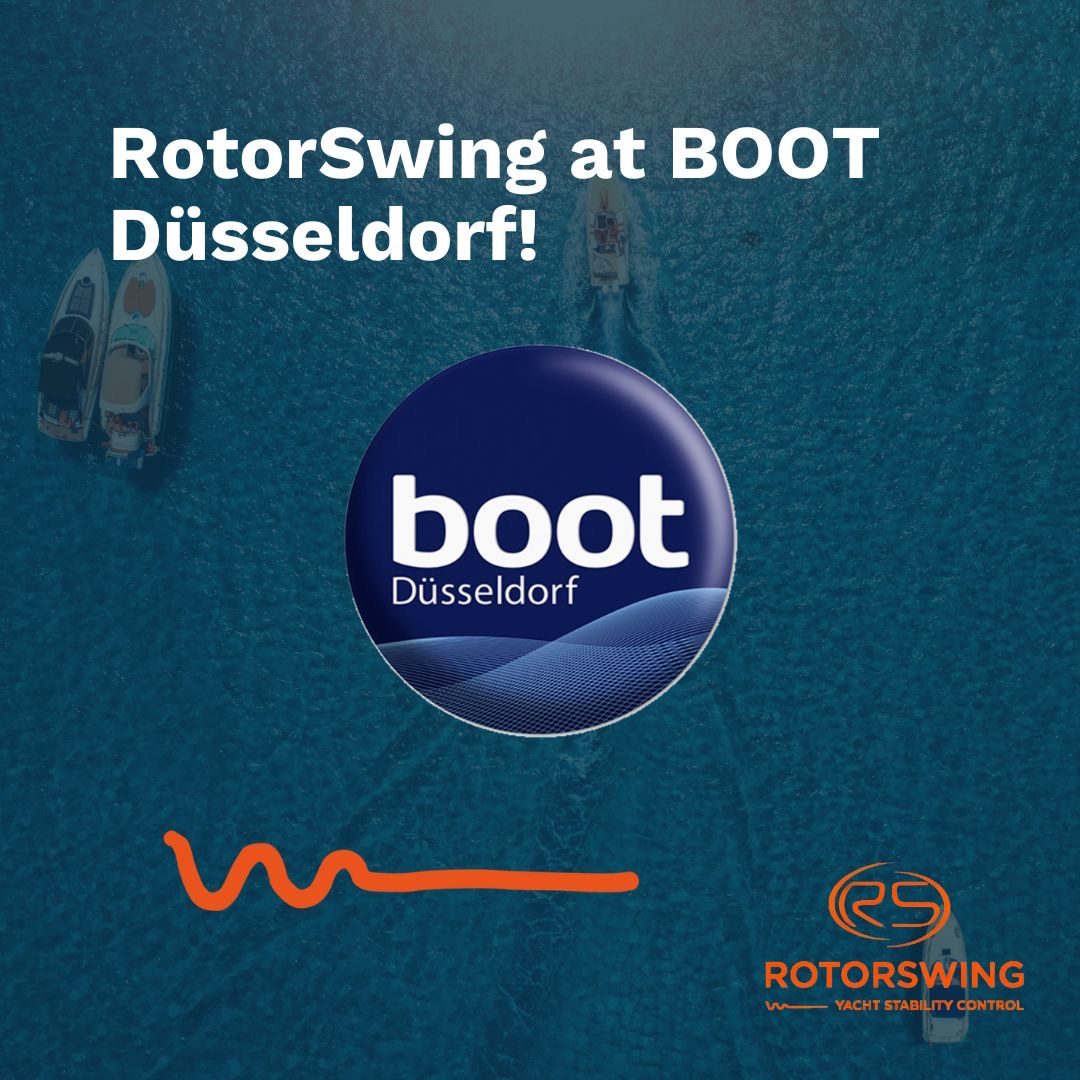 RotorSwing at BOOT Düsseldorf social graphic