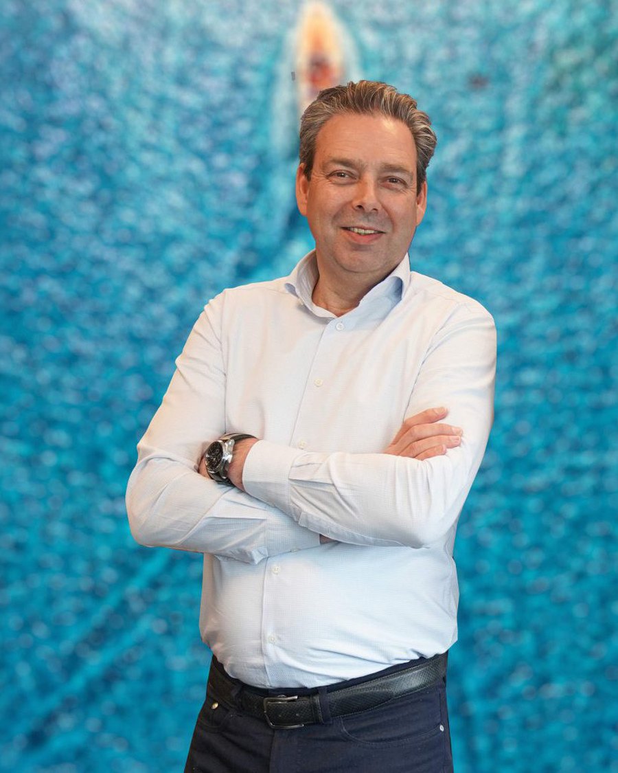 Marc Wachelder, General Manager and Sales Manager of RotorSwing, at the company's office in Nuth